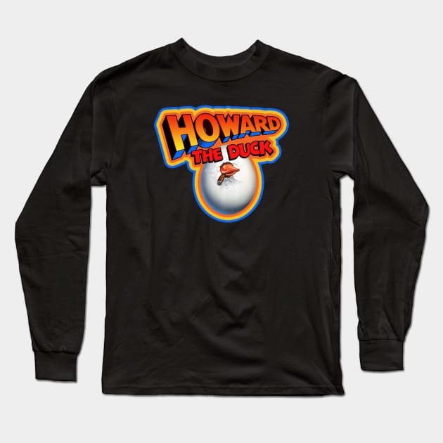 Howard The Duck Long Sleeve T-Shirt by morrise